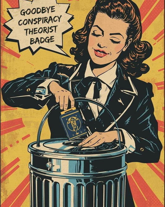 Throwing in my Conspiracy Theorist Badge
