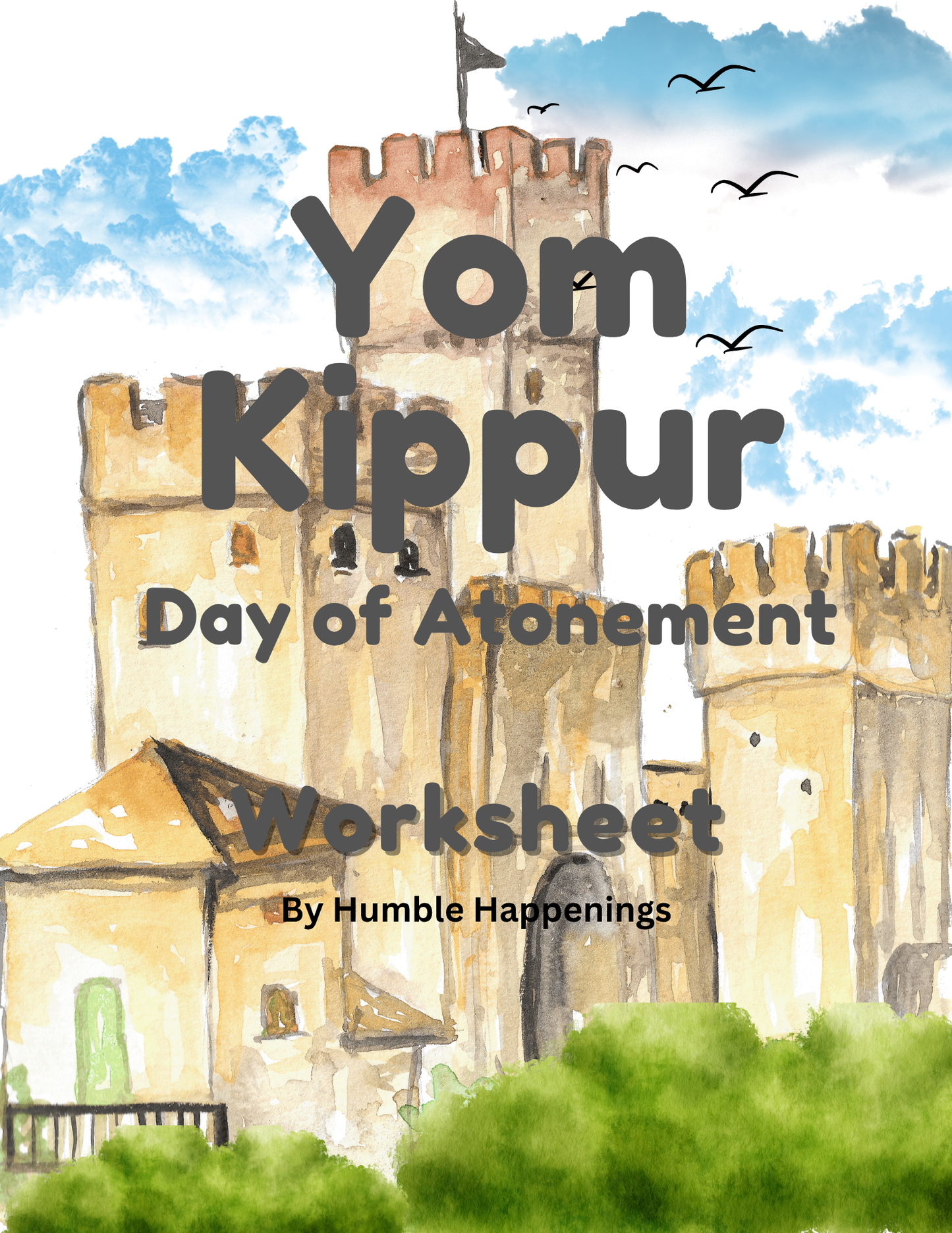 Free Yom Kippur Worksheet