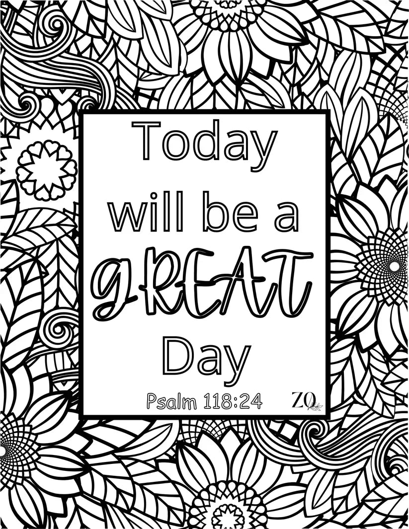 Coloring Pages – Relax, Reflect, and Reconnect