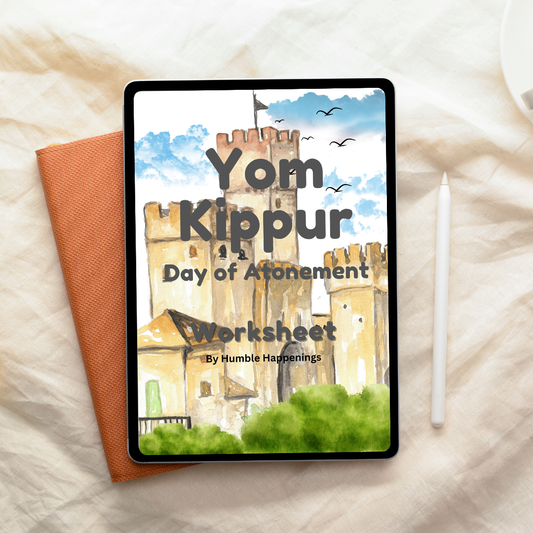 Free Yom Kippur Worksheet
